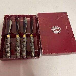 Vtg. Arthur Court CA. Designs Brer Rabbit Style No. 4-248 Spreader Set/4 In Box